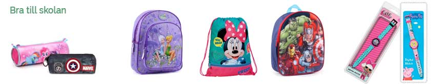 Skolprylar, Ryggsäckar, Pennskrin